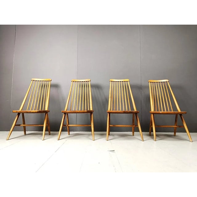 Mid-Century Scandinavian Dining Chairs, 1960s, Set of 4 For Sale - Image 10 of 10