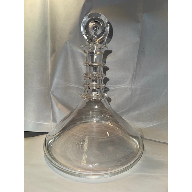 Steuben Glass Ships Decanter, Designed by Donald Pollard For Sale - Image 12 of 12