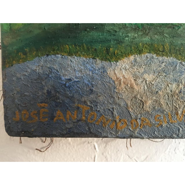 Impressionist 1950s Impressionist Oil Painting by Jose Antonio Da Silva For Sale - Image 3 of 3