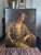 Carol Aus Antique 1910s Oil Painting Portrait of a Lady For Sale - Image 17 of 18