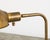 Midcentury Patinated Brass Adjustable Pharmacy Floor Lamp For Sale - Image 16 of 18
