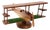 Vintage Turning Plane on Base in Teak, 1960s For Sale