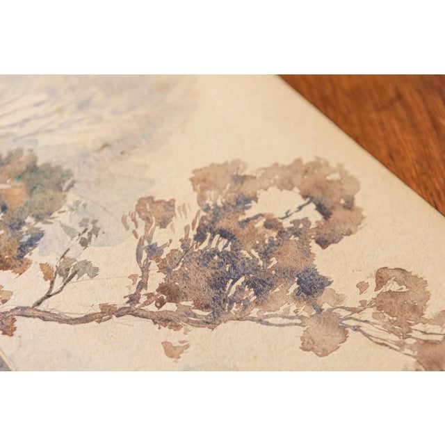 20th Century French Water Color For Sale In Atlanta - Image 6 of 7