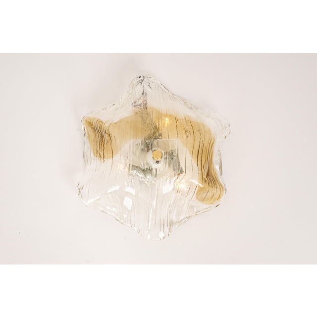 Large Austrian Flush Mount Lights from Kalmar, 1970s For Sale - Image 6 of 15