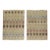 Pair of Turkish Deco Scatter Size Vintage Rugs - 3' x 4' For Sale