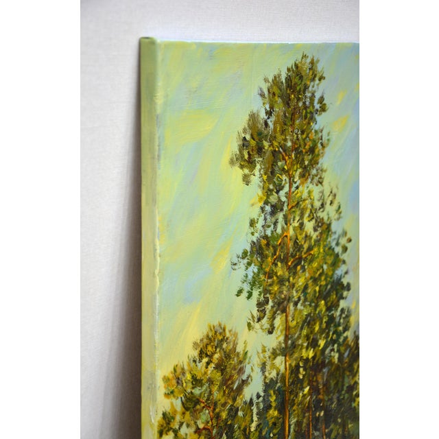 Pine Trees. Modern Original Painting. For Sale - Image 4 of 8