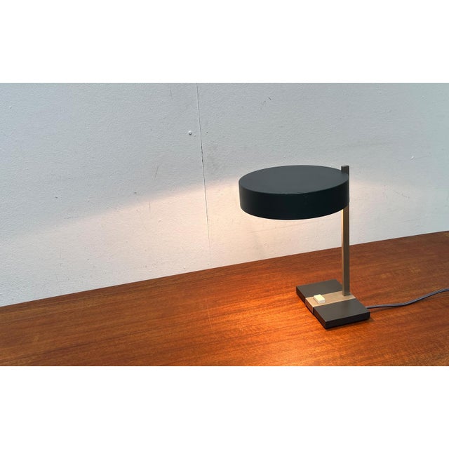 Mid-Century Minimalist German Table Lamp from Hillebrand, 1960s For Sale - Image 11 of 18