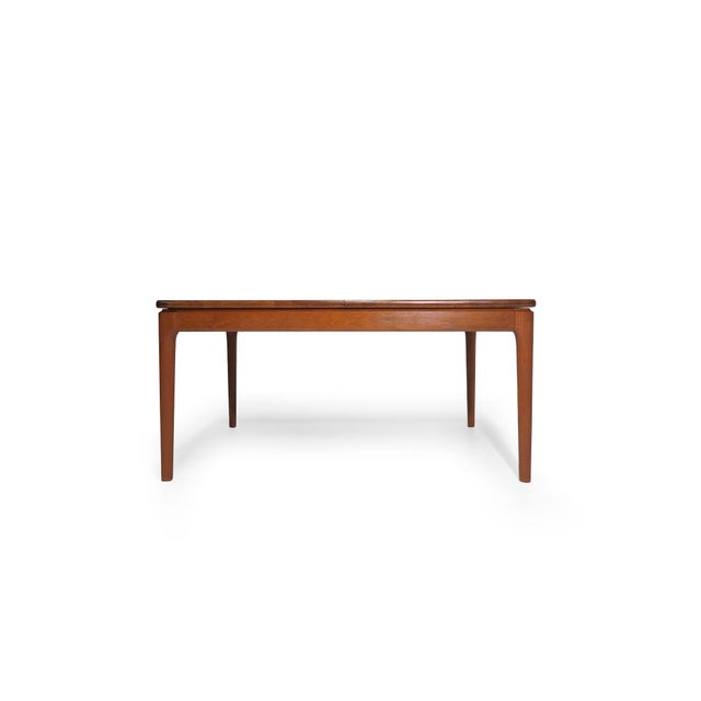 Glostrup Møbelfabrik Glostrup Mobelfabrik Solid Teak Dining Table For Sale - Image 4 of 12