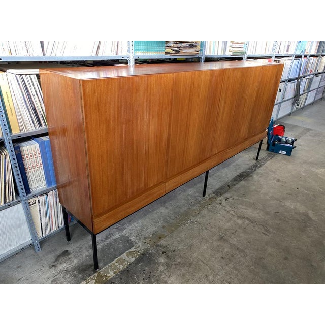 Mid-Century Model B60 Highboard in Teak by Dieter Waeckerlin for Behr For Sale - Image 6 of 18