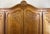 Vintage French Louis XVI Style Carved Oak 4-Door Armoire For Sale - Image 3 of 9