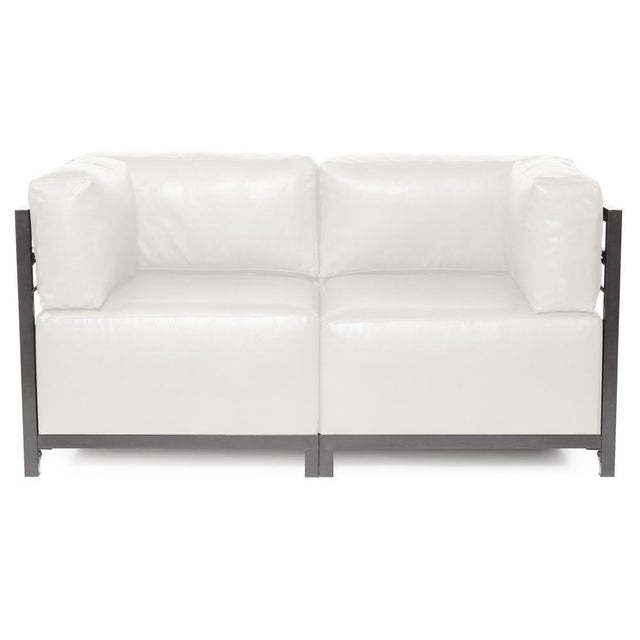 2020s Axis Corner Chair Avanti White Titanium Frame For Sale - Image 5 of 5