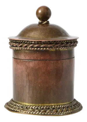 Hand-Crafted Brass Box by Georg von Mendelssohn, 1920s