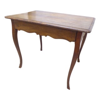 Antique French Louis XV Walnut Side Table For Sale