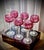 Vintage Ruby Cut-to-Clear Crystal Hock Wine Glasses, 1950, Set of 6 For Sale - Image 16 of 16