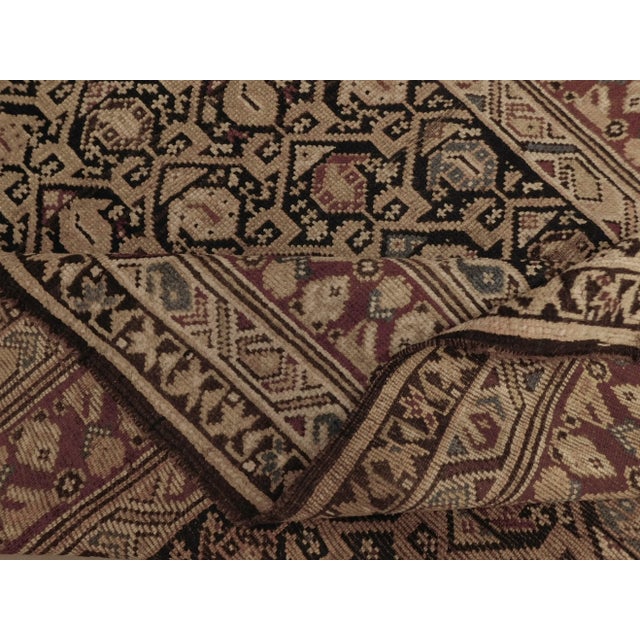 Early 20th Century Antique Hand Made Wool Caucasian Rug For Sale - Image 12 of 13