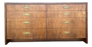 Milo Baughman for Founders Walnut Dresser Mid-Century Modern
