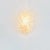 1960s Mid-Century Amber Bubble Glass Wall Lamp by Helena Tynell for Limburg, Germany, 1960s For Sale - Image 5 of 9