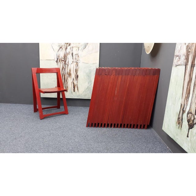 Wood Vintage Folding Chair by Aldo Jacober for Alberto Bazzani, 1960s For Sale - Image 7 of 8