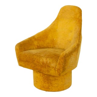 1960s Swivel Chair in the Style of Adrian Pearsall For Sale