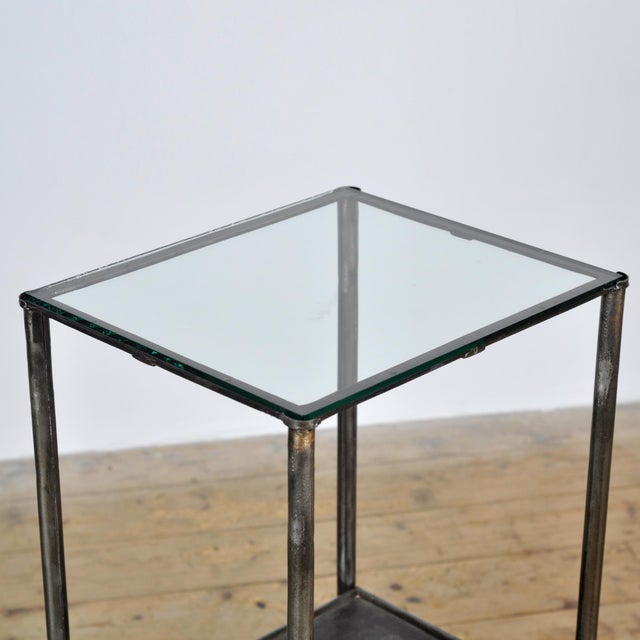 Iron Bedside Table, 1910s For Sale - Image 6 of 8