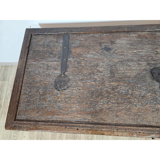 Gothic Chest, 15th Century For Sale - Image 6 of 18