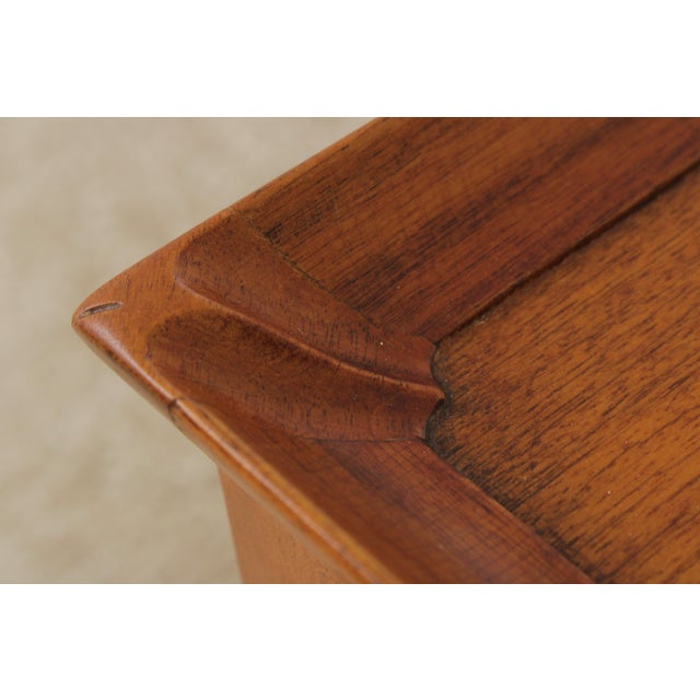 Bench Made Hand Crafted Mahogany Tea Table For Sale - Image 12 of 14