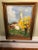 Mid-Century Modern Pastoral Oil on Board of Church For Sale - Image 3 of 13