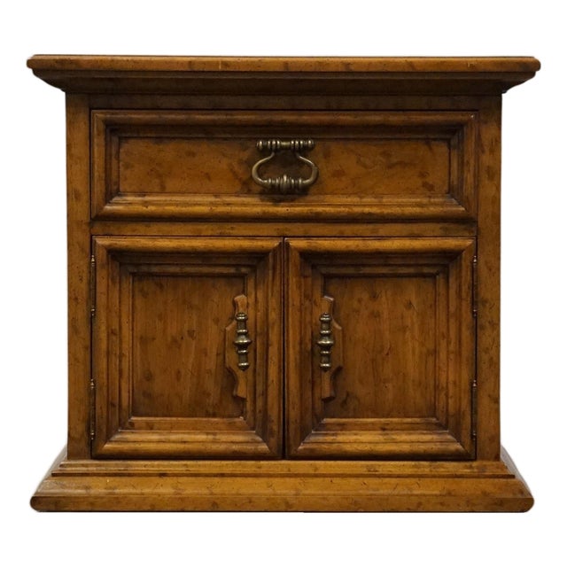 Drexel Heritage Velero Collection Italian Neoclassical 26" Cabinet Nightstand 402-620-1 For Sale