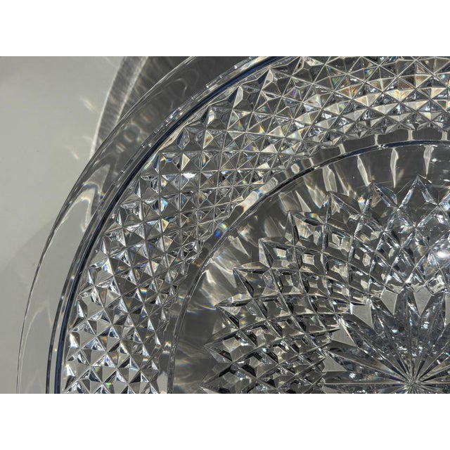 Decorative Plate in Montcenis Crystal, 1800s For Sale - Image 14 of 15