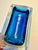 1960s Flavio Poli for Seguso Vetri D’Arte Murano Sommerso Blue & Amber Glass Ashtray For Sale - Image 9 of 11