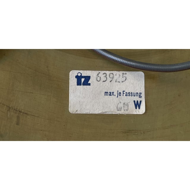 Mid-Century Modern Brass Ceiling Light from TZ Leuchten, Germany, 1970s For Sale - Image 6 of 9
