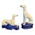 Dalmation Dog Set Ceramic For Sale