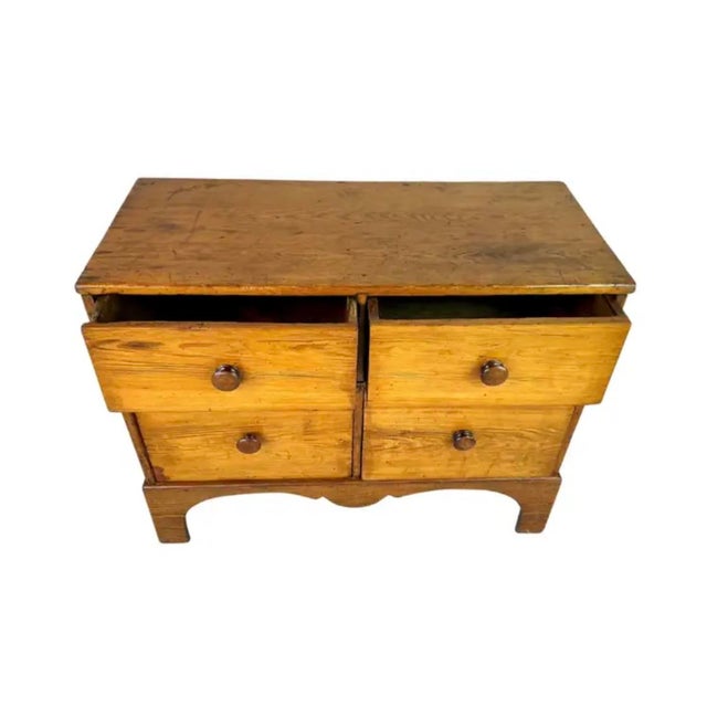 19th Century English Pine Chest of Drawers For Sale - Image 4 of 10