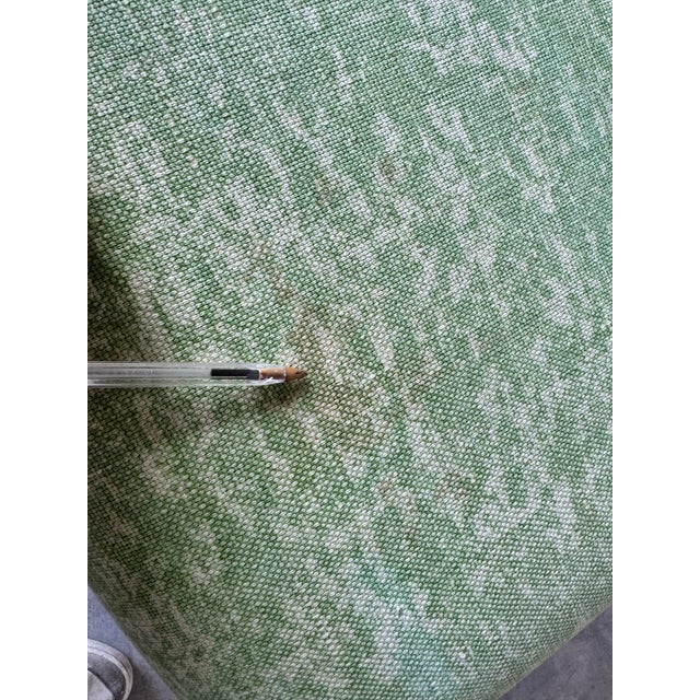 70s Postmodern Vladimir Kagan Style Upholstered Waterfall Bench/ Sold For Sale - Image 9 of 12