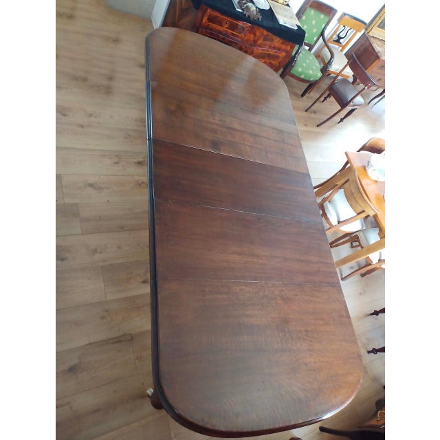 Wood Large Extendable Dining Table, 1880s For Sale - Image 7 of 14