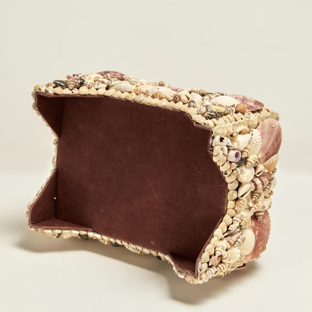 Vintage Seashell Encrusted Box For Sale - Image 13 of 14