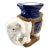 Mid-20th Century Chinese Shiwan Ceramic Elephant Garden Stool For Sale