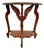Early 20th C. Carved Swan Demi-Lune Console or Side Table For Sale
