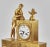 Vintage Empire Brass Mantel Clock For Sale - Image 4 of 5