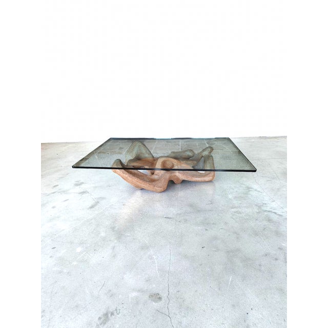 Mid-Century Modern Kama Sutra Coffee Table attributed to Claudio Trevi, Italy, 1970s For Sale - Image 3 of 9