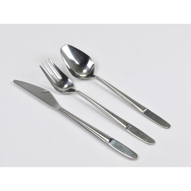 Model 2070 Flatware Cutlery by Helmut Alder for Amboss, Austria, 1960s, Set of 3 For Sale - Image 4 of 13