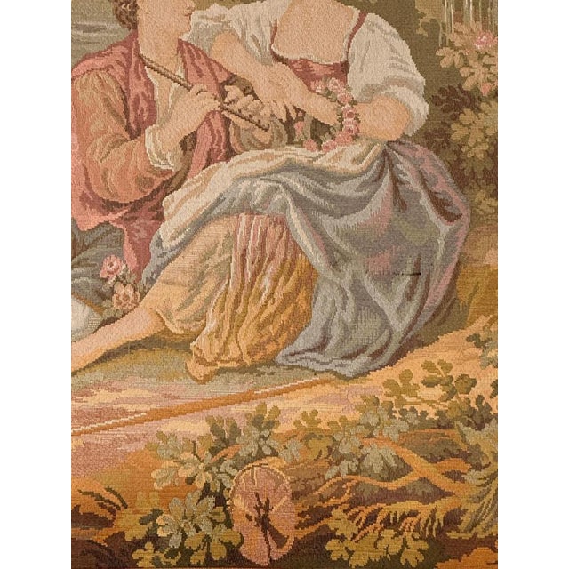 Vintage Aubusson French Jaquar Tapestry, 1960s For Sale - Image 13 of 18