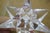 2 Mid Century Rosenthal 9 Point Crystal Taper Candlesticks Candle Holders 4" For Sale - Image 10 of 13