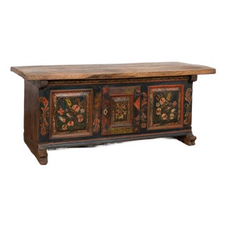 Original Painted Swedish Console Dated 1849 For Sale