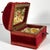 Antique Velvet Jewelry, Trinket or Sewing Box For Sale - Image 9 of 18