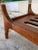 Mid Century Modern Slotted Coffee Table With Surfboard Glass Top | in Harvey Probber Style For Sale In Tampa - Image 6 of 12