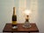 Large Bullicante Murano Glass and Brass Flower Table Lamp from Barovier, Italy, 1950s For Sale - Image 6 of 14