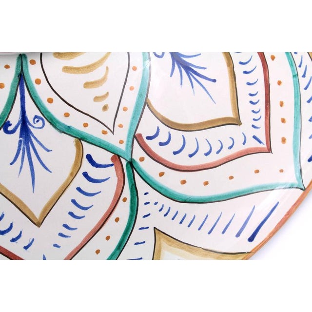 Ceramic Copper Green Dragons Plate by deBlona For Sale - Image 7 of 10