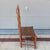 Antique Salmon Painted Ladderback Side Chair, Circa 1820's For Sale - Image 9 of 12