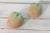 Ceramic 1940s Chinese Porcelain Peach-Shaped Boxes - a Pair For Sale - Image 7 of 13